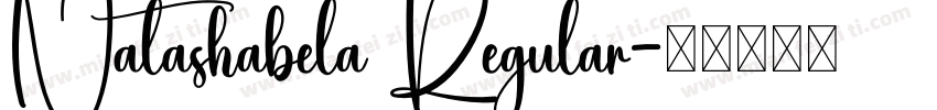 Natashabela Regular字体转换